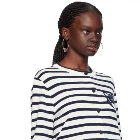 Maison Kitsuné Signature Handwriting Hoops Earrings Silver - Picture 5 of 6